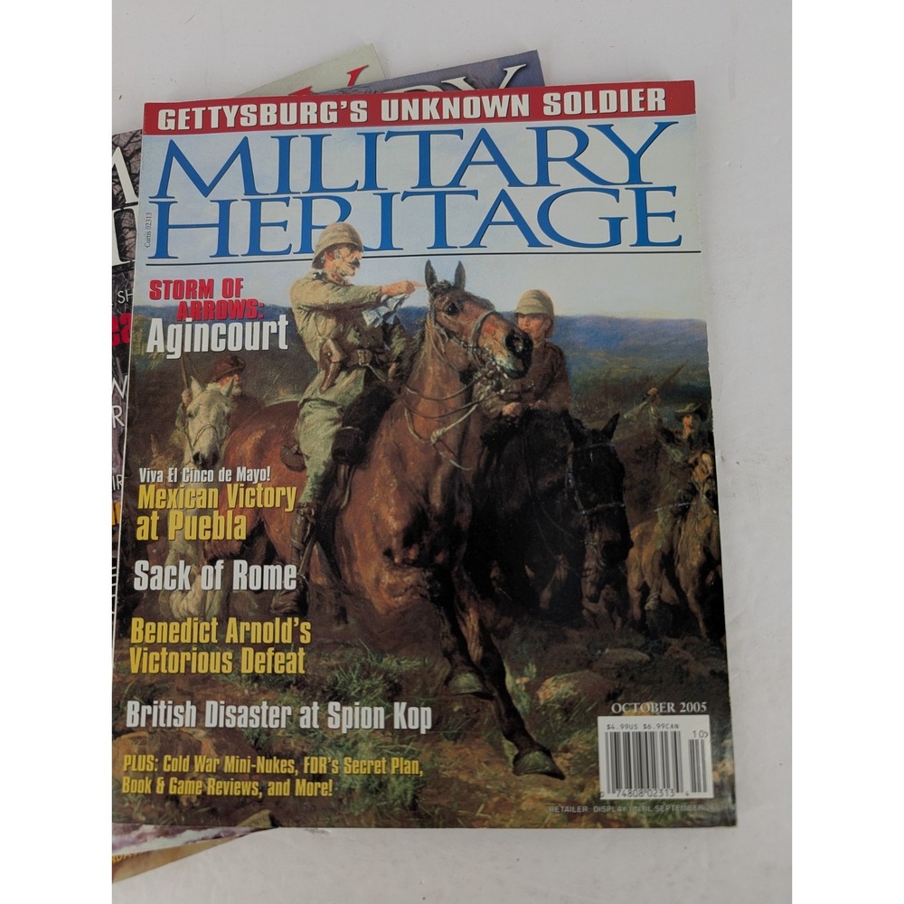 Vtg MILITARY HERITAGE Magazine Lot Civil War WWII Napoleon Gettysburg Stonewall - Picture 8 of 16